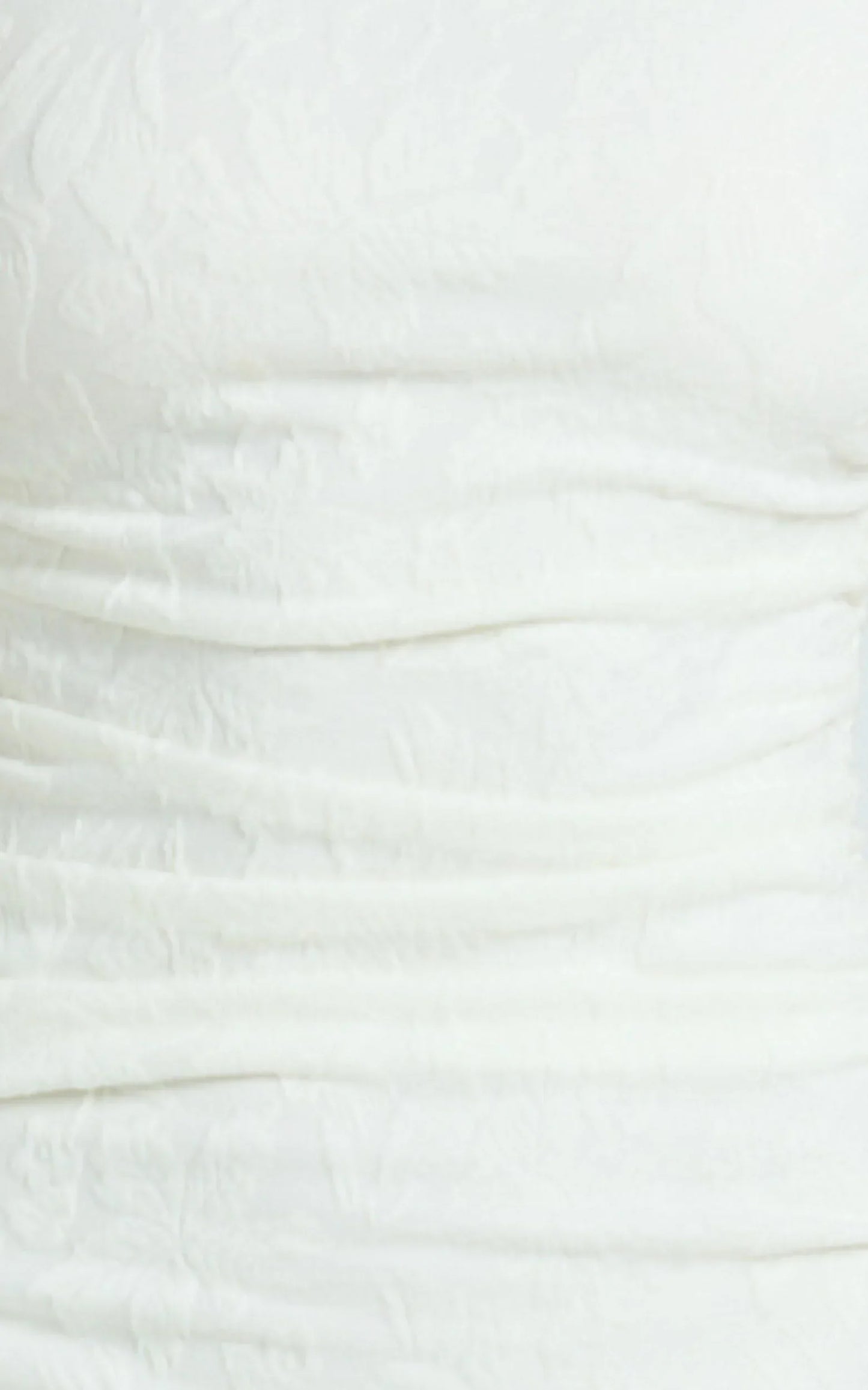 Kayrene Maxi Dress - Short Sleeve Jacquard Dress in Cream