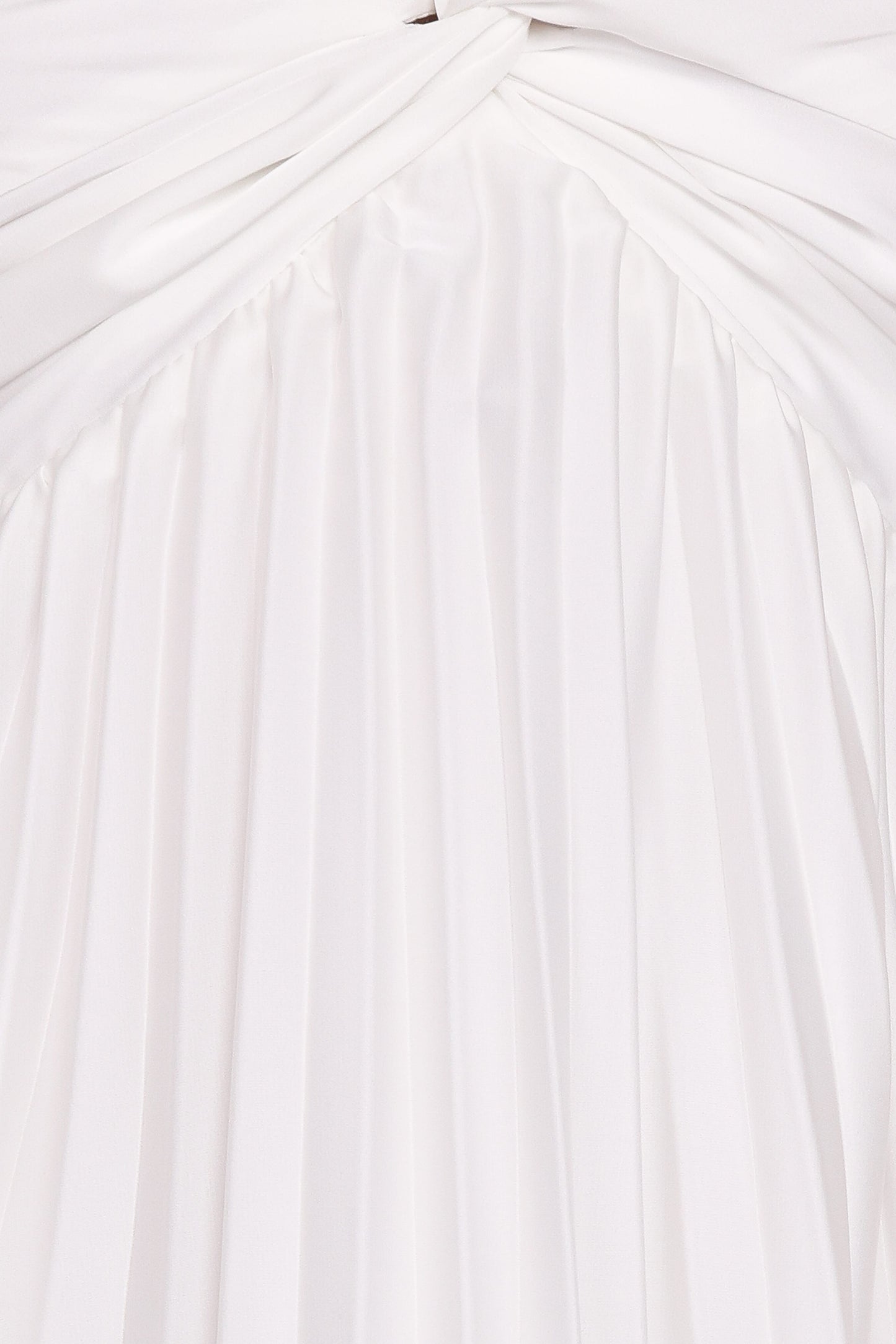 Nova Flutter Sleeve Midi Dress - White