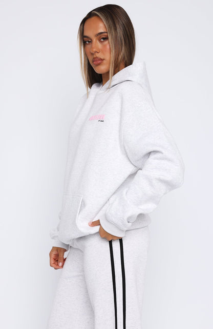 11th Street She's So Lucky Oversized Hoodie Leopard Splice