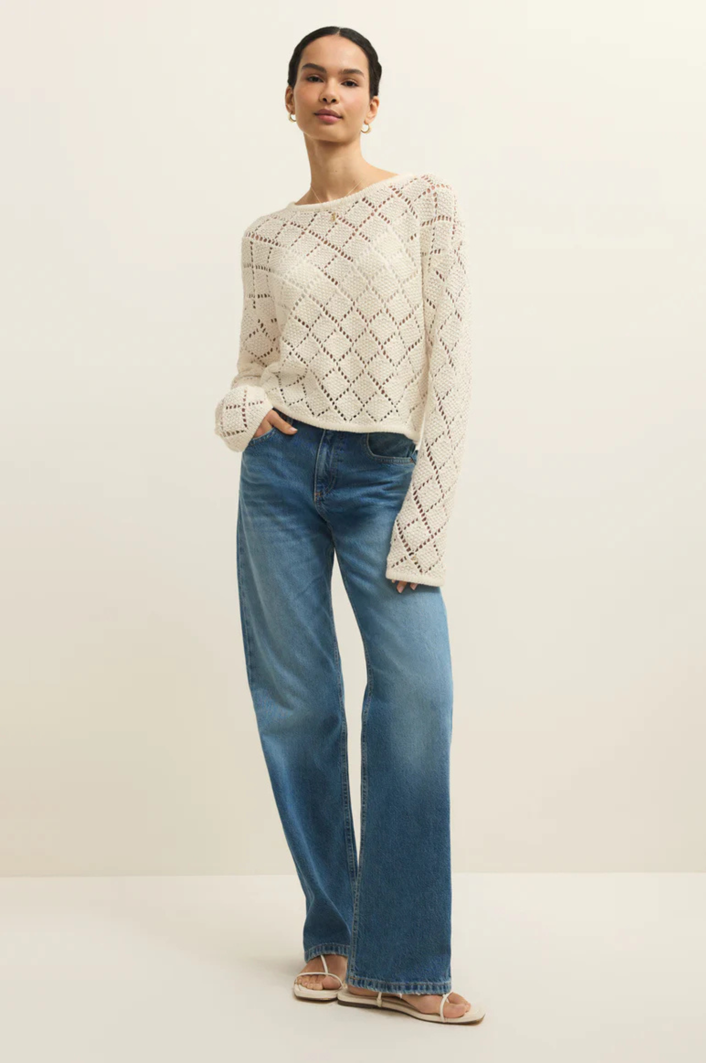Hullen Crochet Sweater