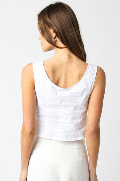 Winnie Button Top