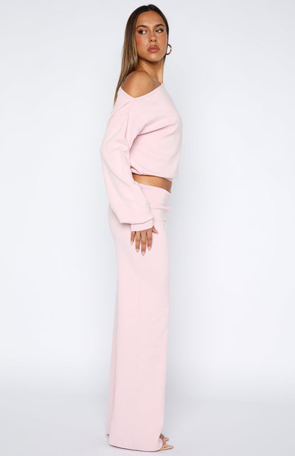 Can't Find The Words Knit Pants Pink