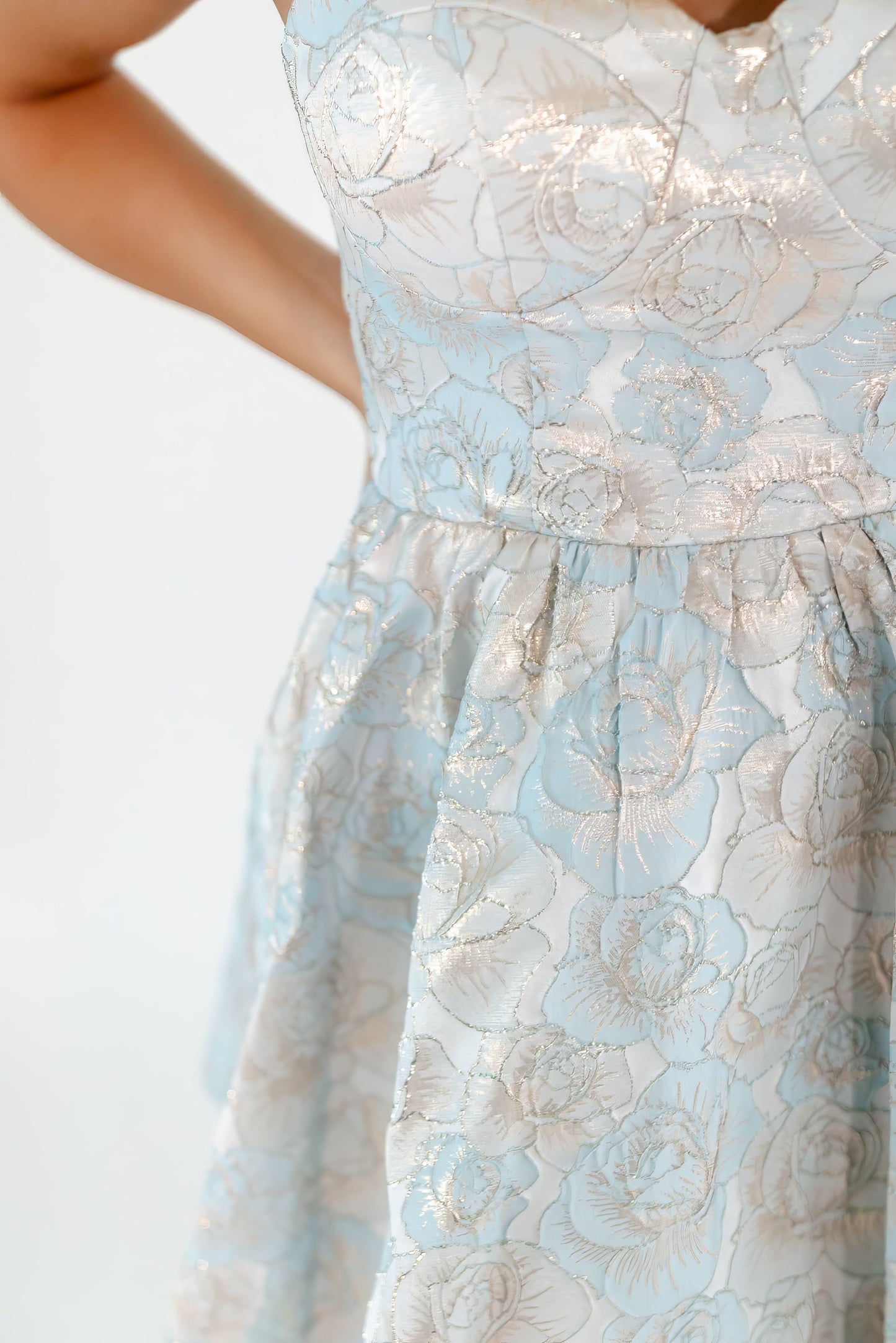 Ciao Bella Jacquard Mini Dress