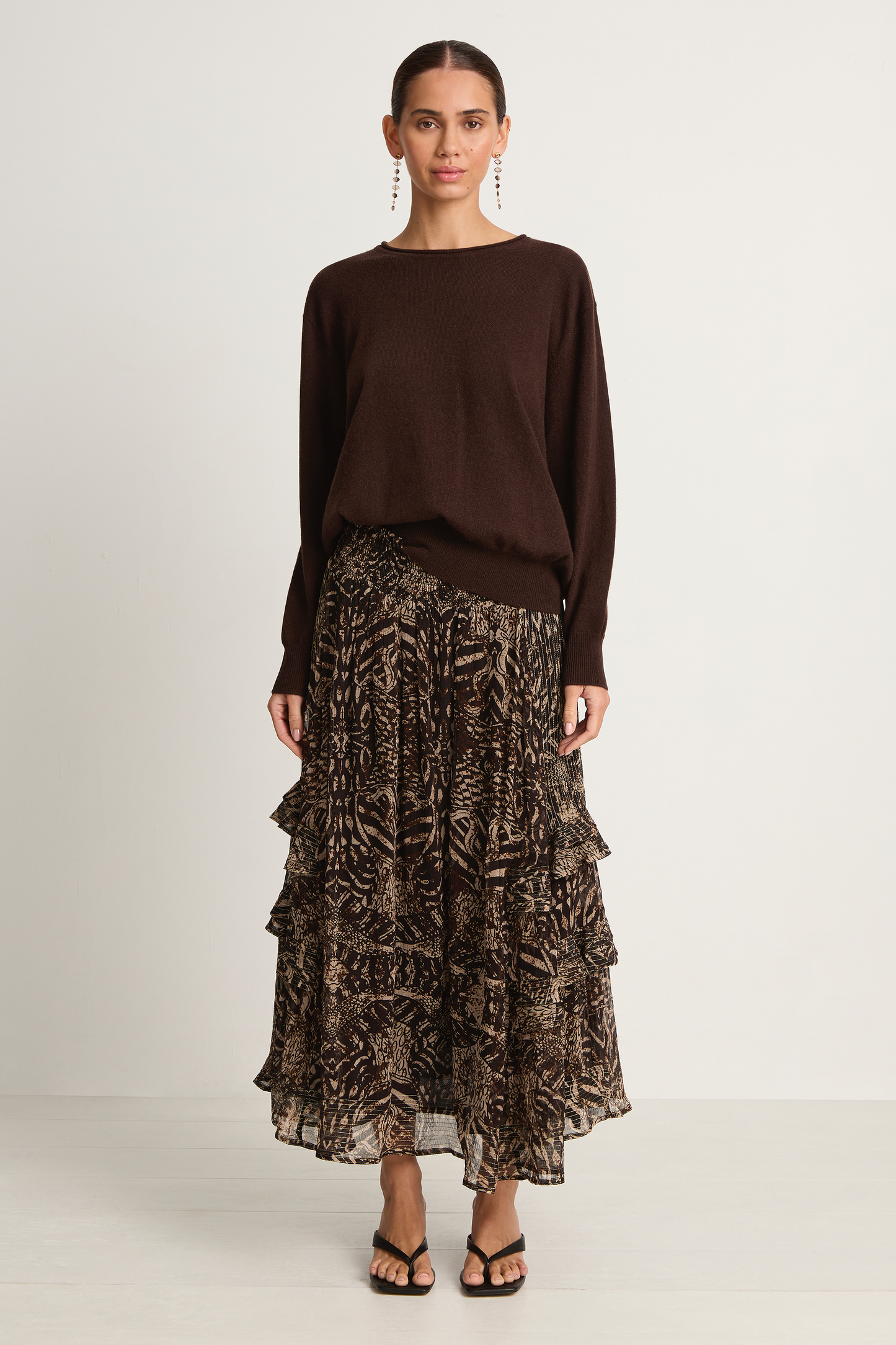 Demylee Coco Cashmere Sweater - Espresso