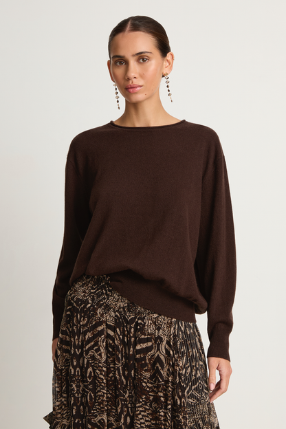 Demylee Coco Cashmere Sweater - Espresso