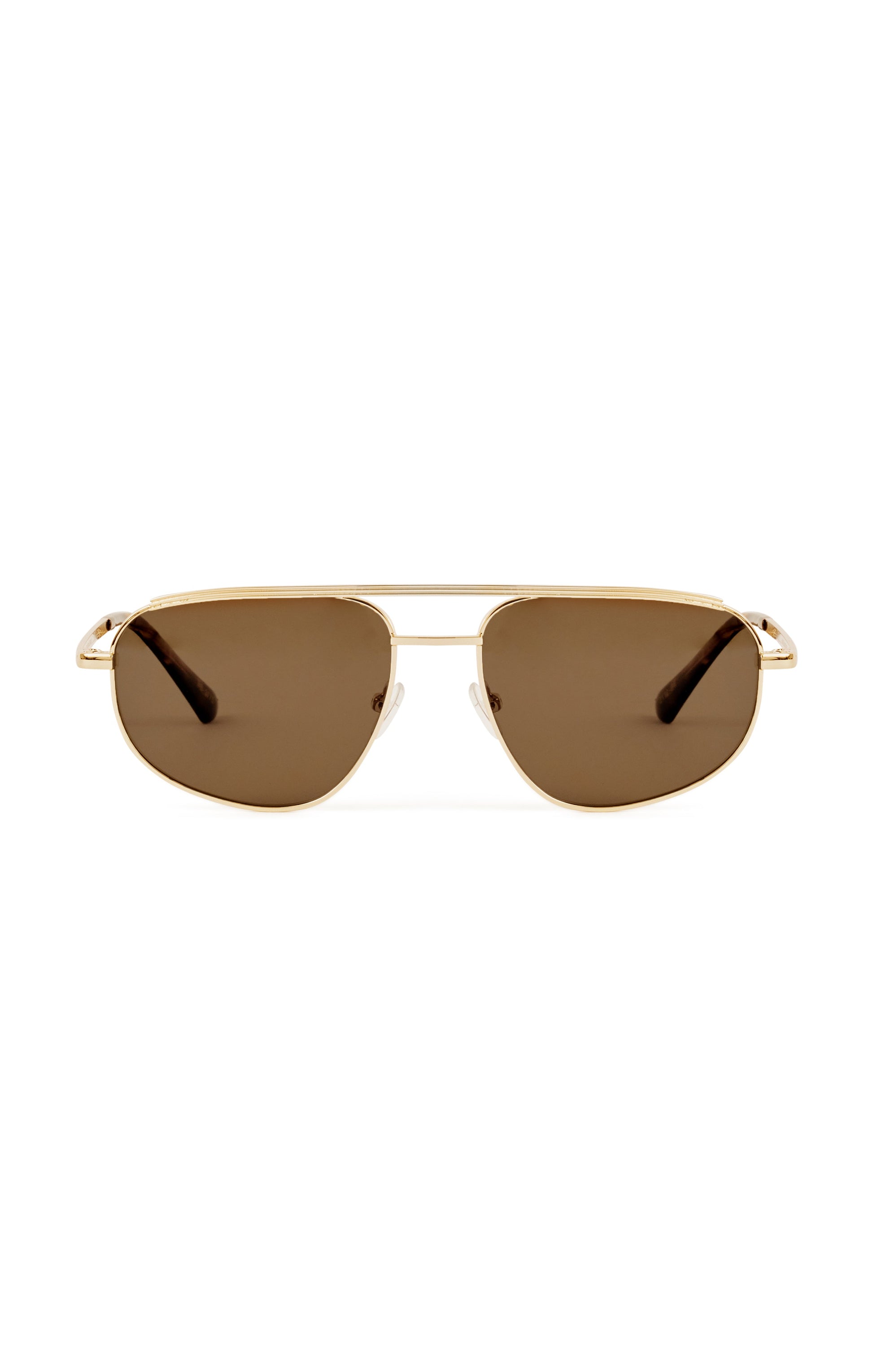 Banbé Eyewear The Halle Sunglasses ~ Gold/Brown