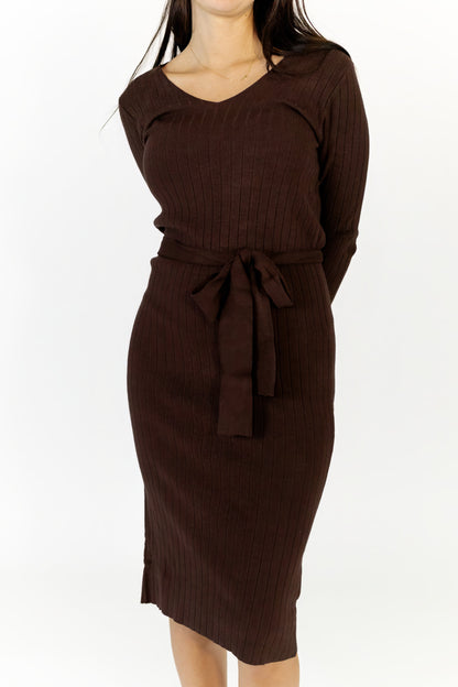Coco Ribbed Sweater Dress