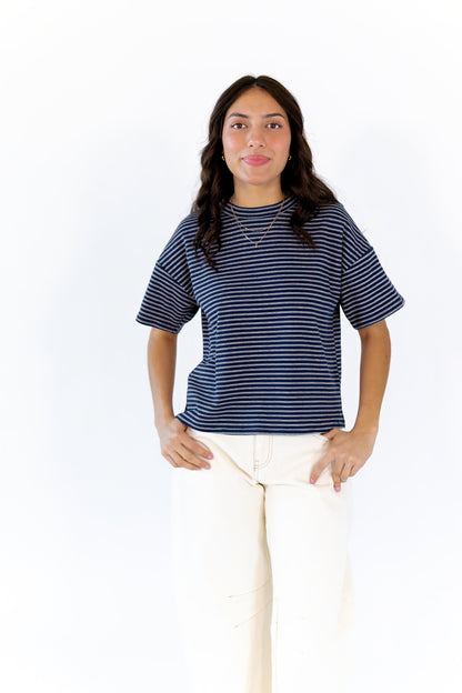 Tessa Off-White Barrel Jeans