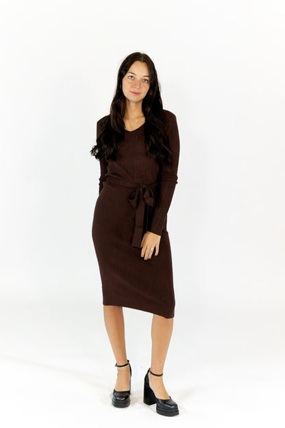 Coco Ribbed Sweater Dress