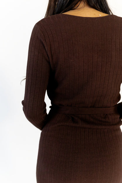 Coco Ribbed Sweater Dress