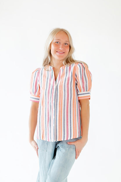 Harrigan Striped Button Up