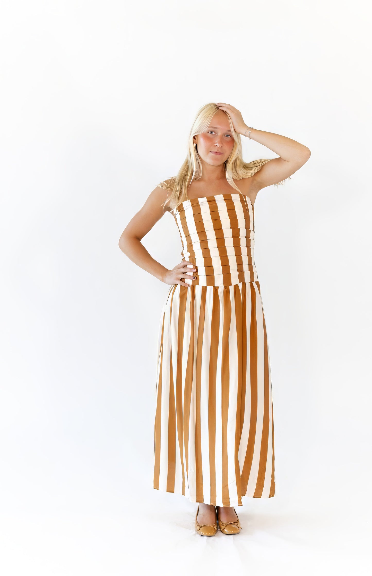 Carter Striped Maxi Dress
