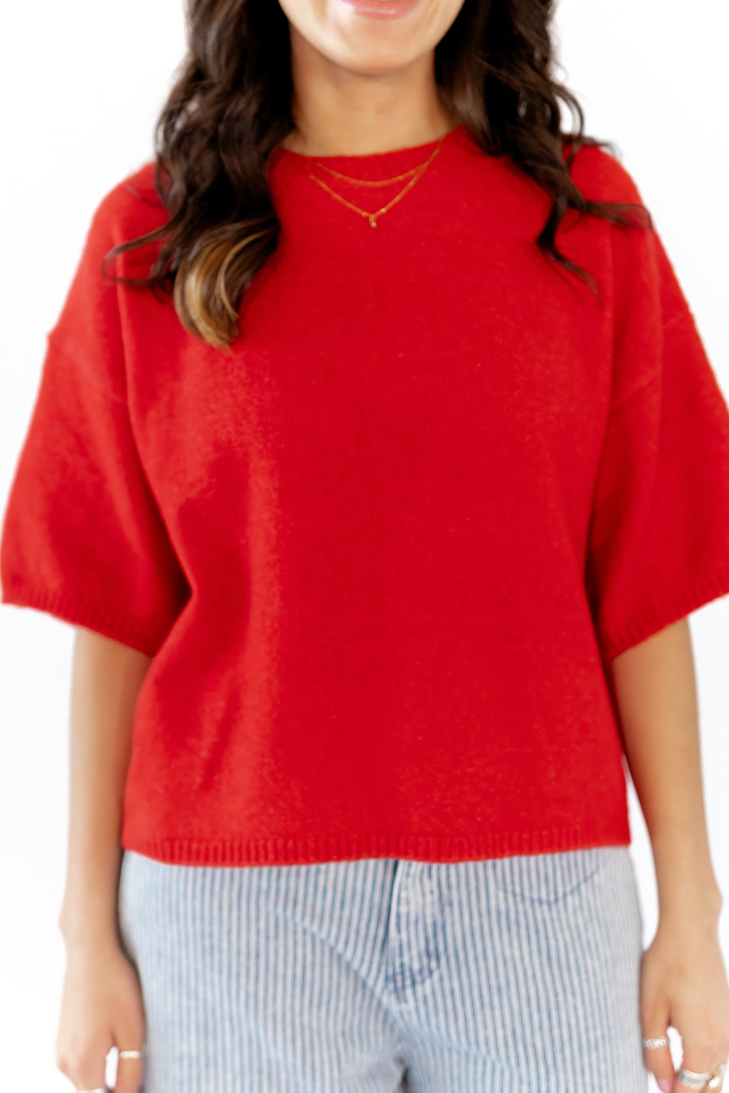 Renee Crew Neck Sweater  ⤫ Restocked