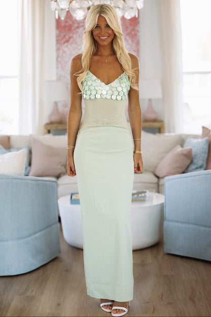 Effortless Energy Maxi Dress - Sage Green