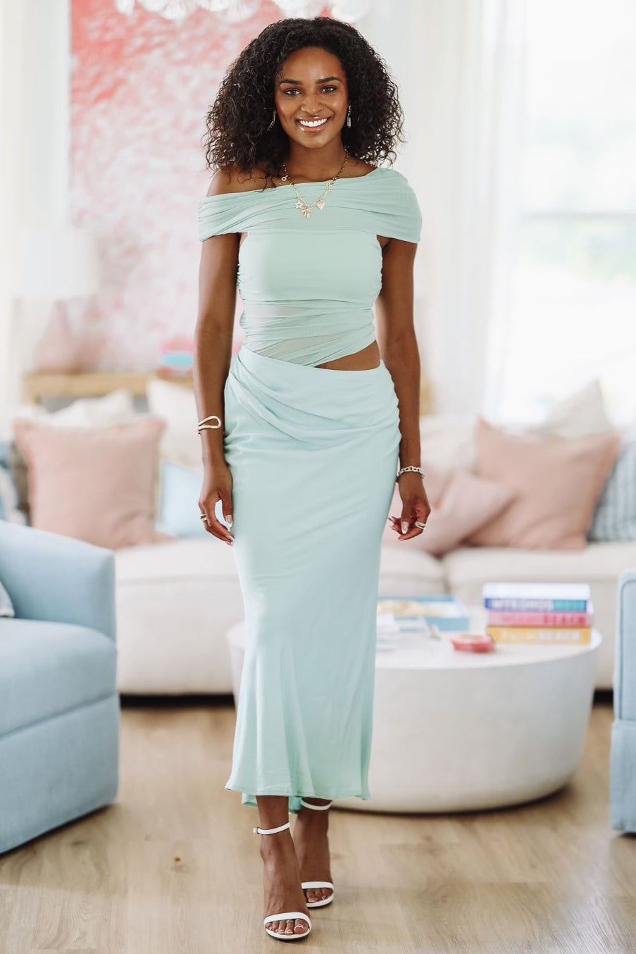Magical Moments Maxi Dress - Sage