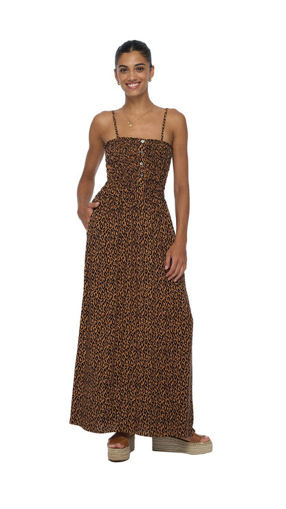Plumeria Maxi Dress - Fierce Cider