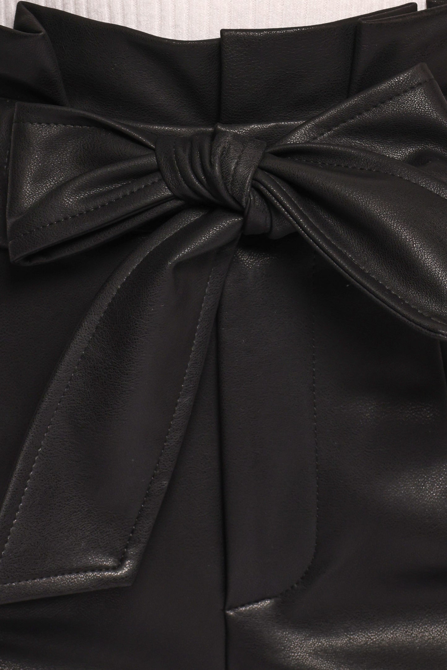 Kieran Faux Leather Pant - Black