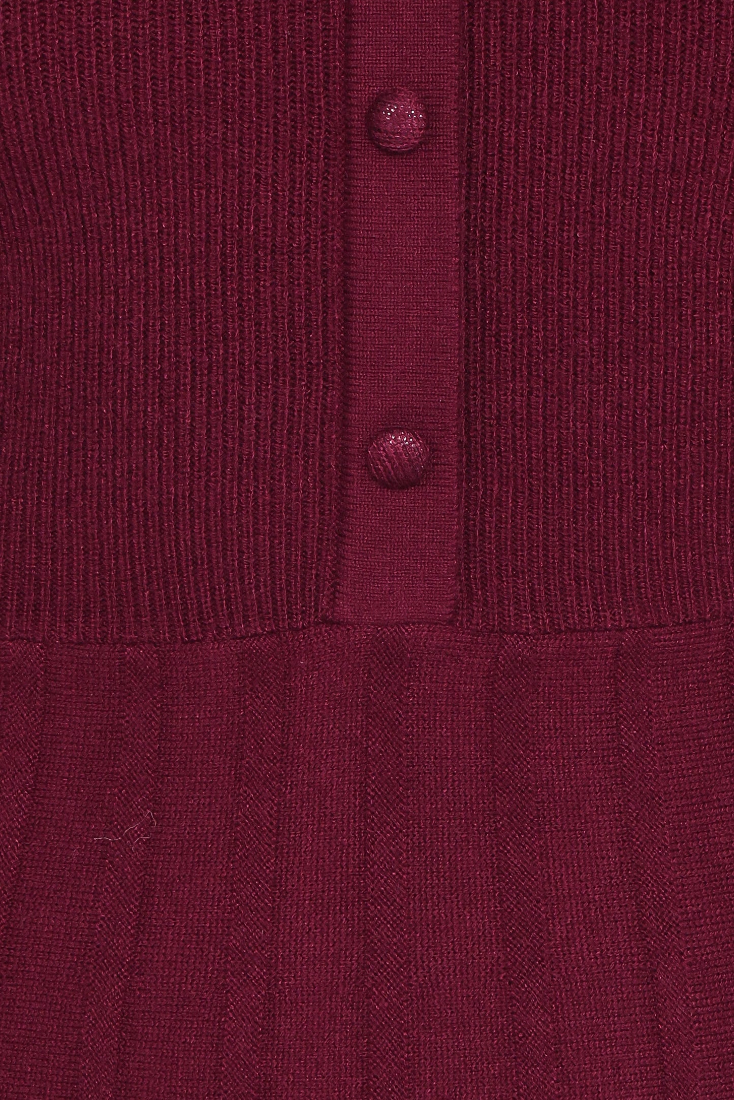 Darlina Long Sleeve Mini Dress - Burgundy