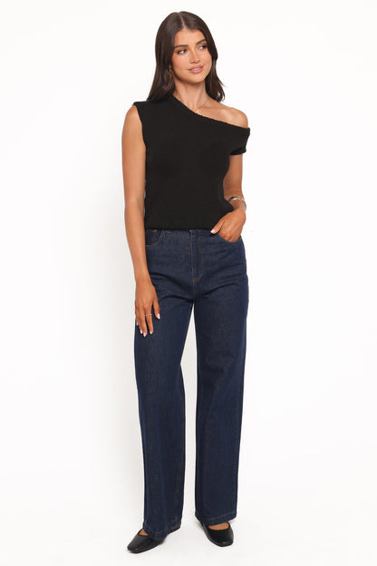Coco Knit Top - Black