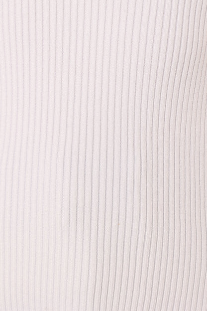 Emily Rib Top - White