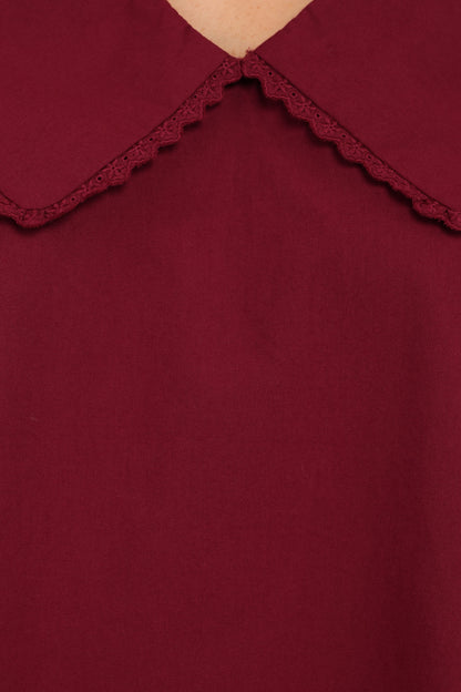 Kenna Long Sleeve Top - Burg