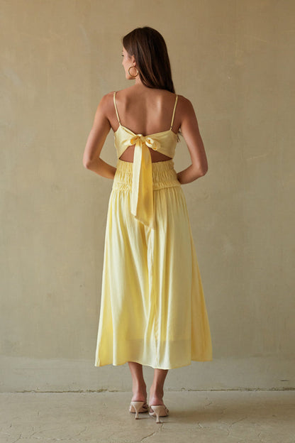 Roxana Smocked Midi Dress