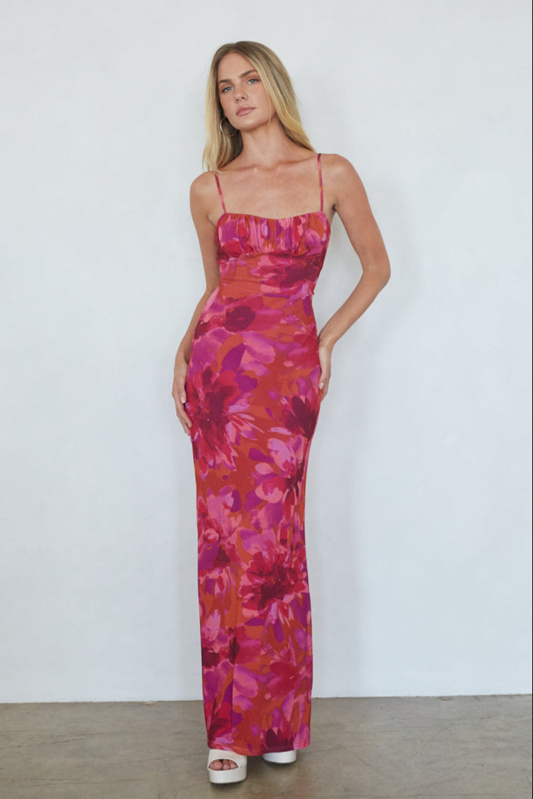 Ysabelle Twist Back Maxi Dress